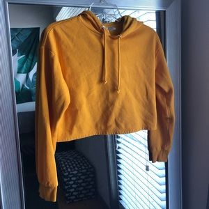 Cropped Gold/Mustard Hoodie